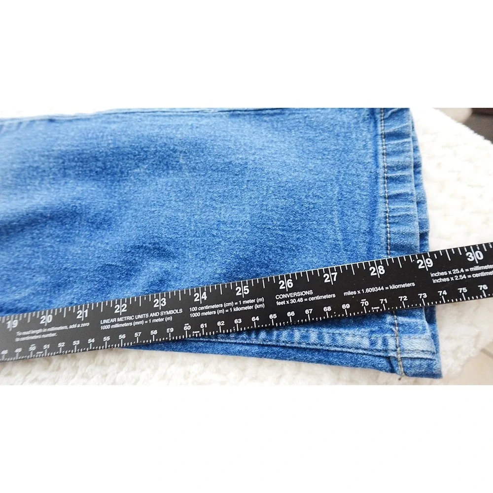 Beverly Hills Polo Club Jeans Mens 36x30 Blue Straight Dark Wash Denim